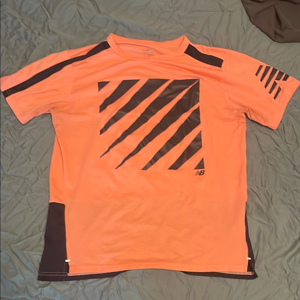 New Balance Pink and Black Performance Tee